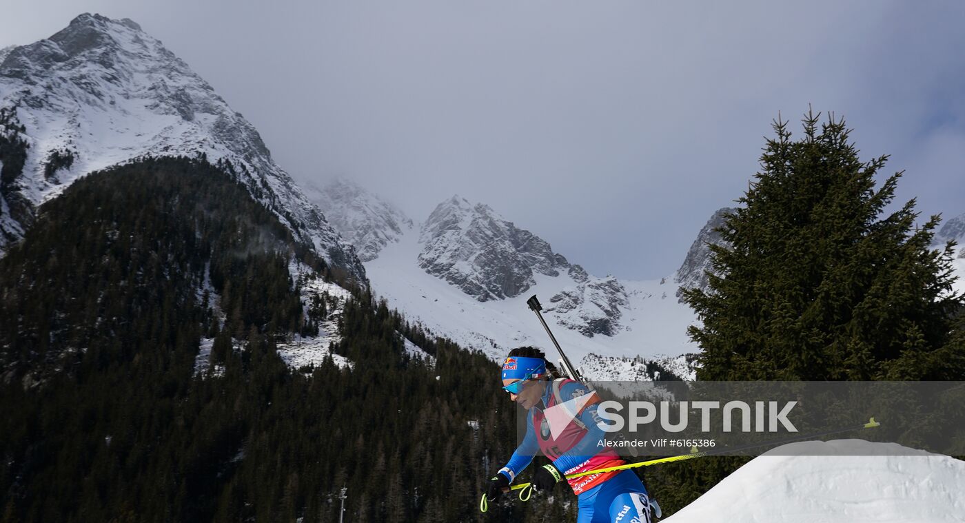 Italy Biathlon Worlds Women Sprint