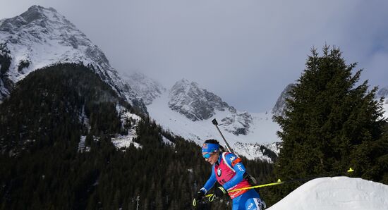 Italy Biathlon Worlds Women Sprint