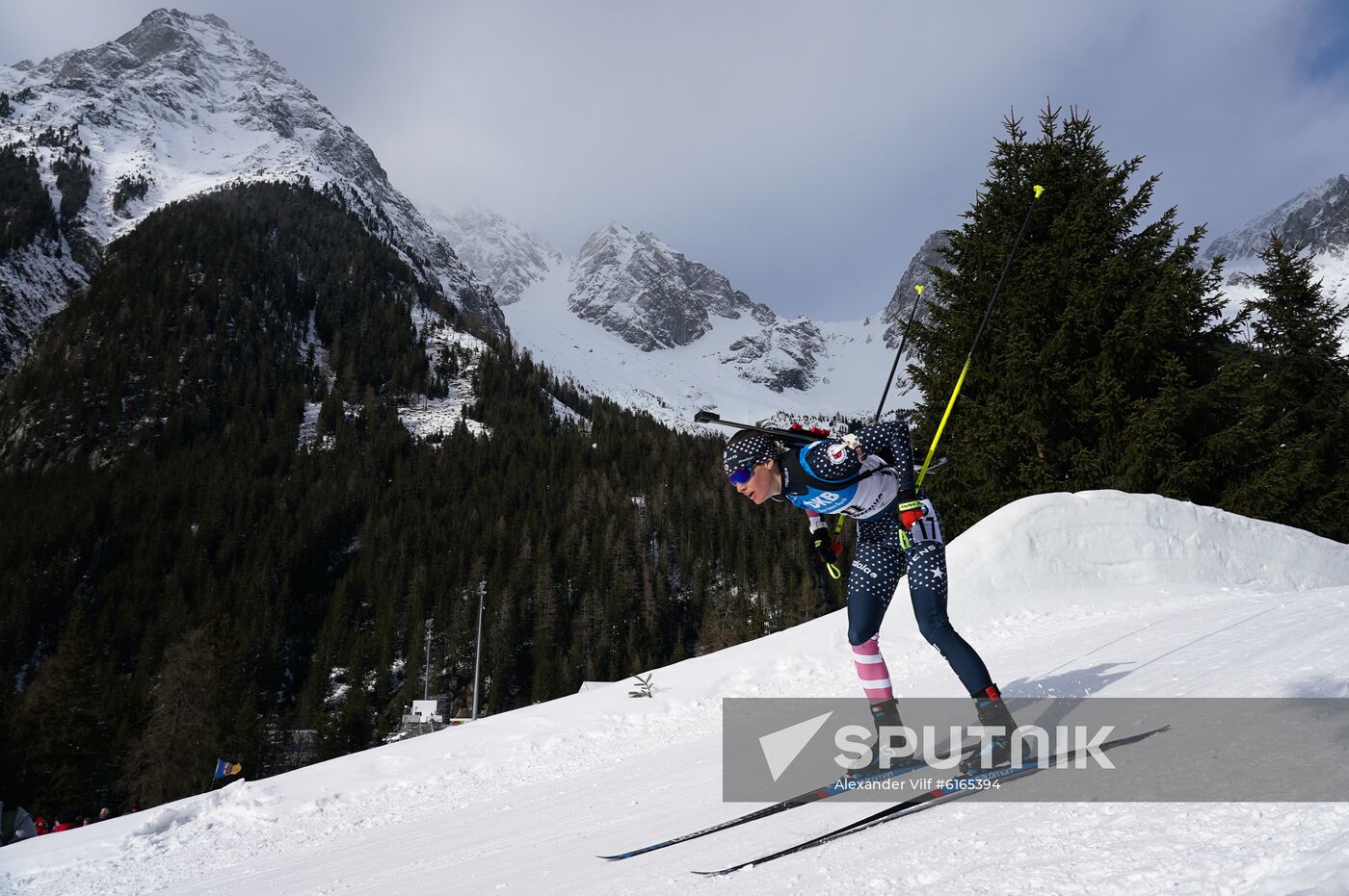 Italy Biathlon Worlds Women Sprint