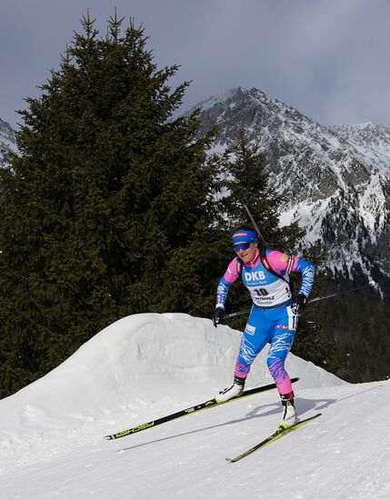 Italy Biathlon Worlds Women Sprint