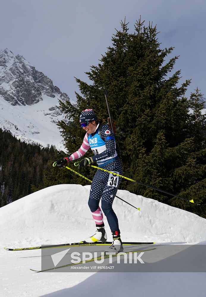 Italy Biathlon Worlds Women Sprint