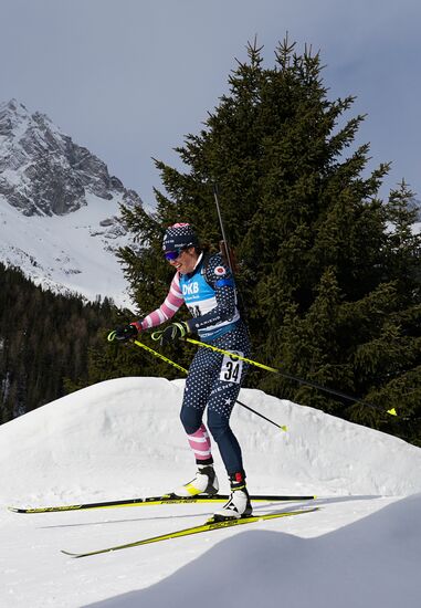 Italy Biathlon Worlds Women Sprint