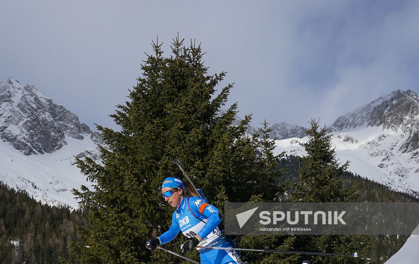 Italy Biathlon Worlds Women Sprint
