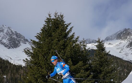Italy Biathlon Worlds Women Sprint