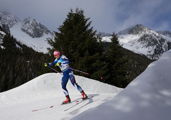 Italy Biathlon Worlds Women Sprint