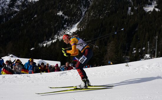 Italy Biathlon Worlds Women Sprint