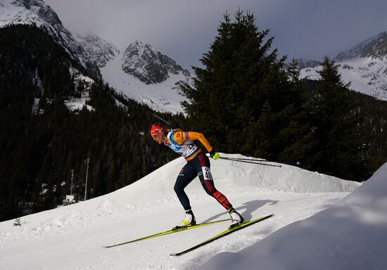 Italy Biathlon Worlds Women Sprint