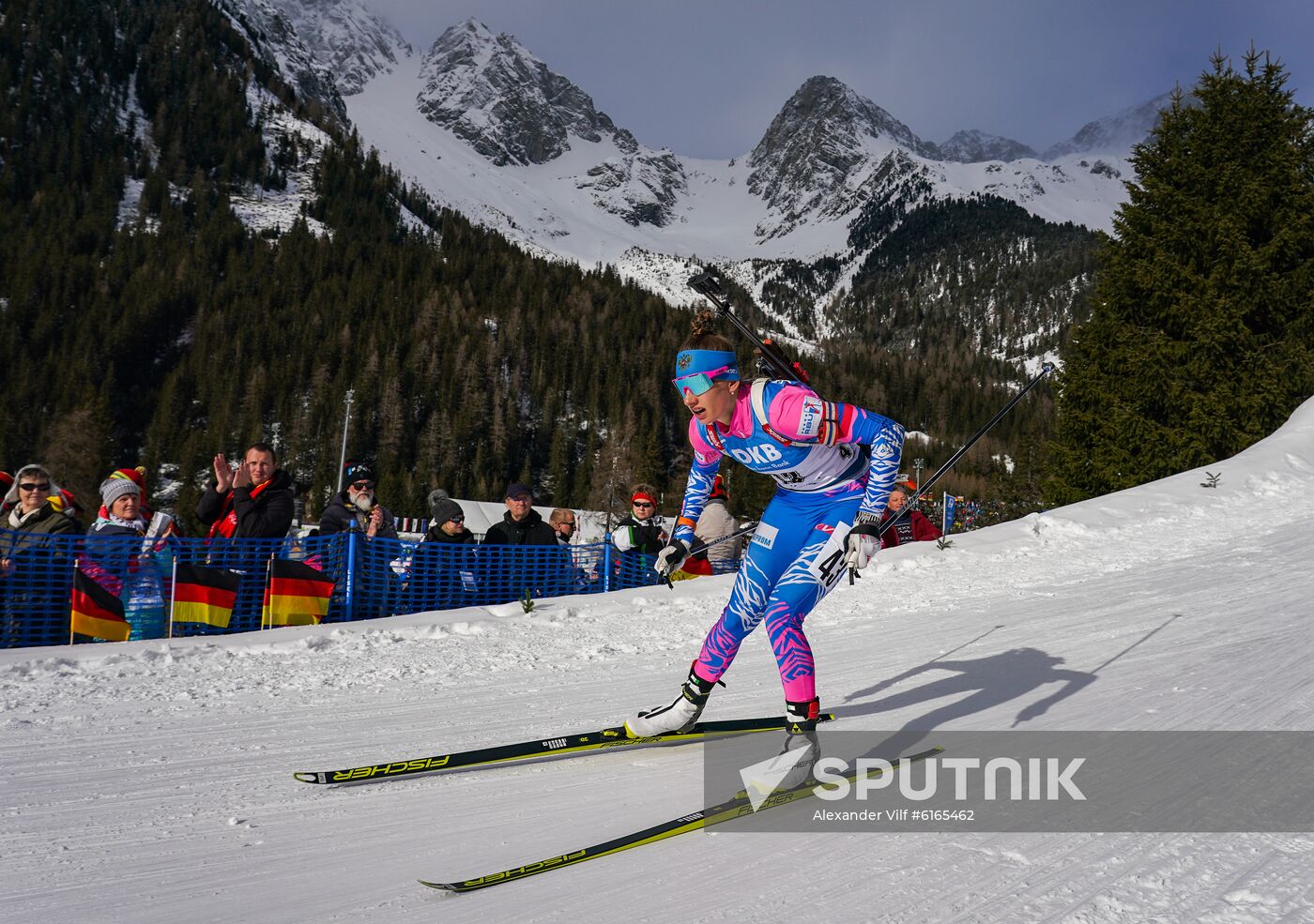 Italy Biathlon Worlds Women Sprint