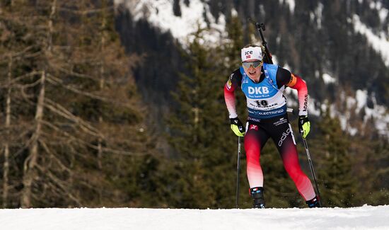 Italy Biathlon Worlds Women Sprint