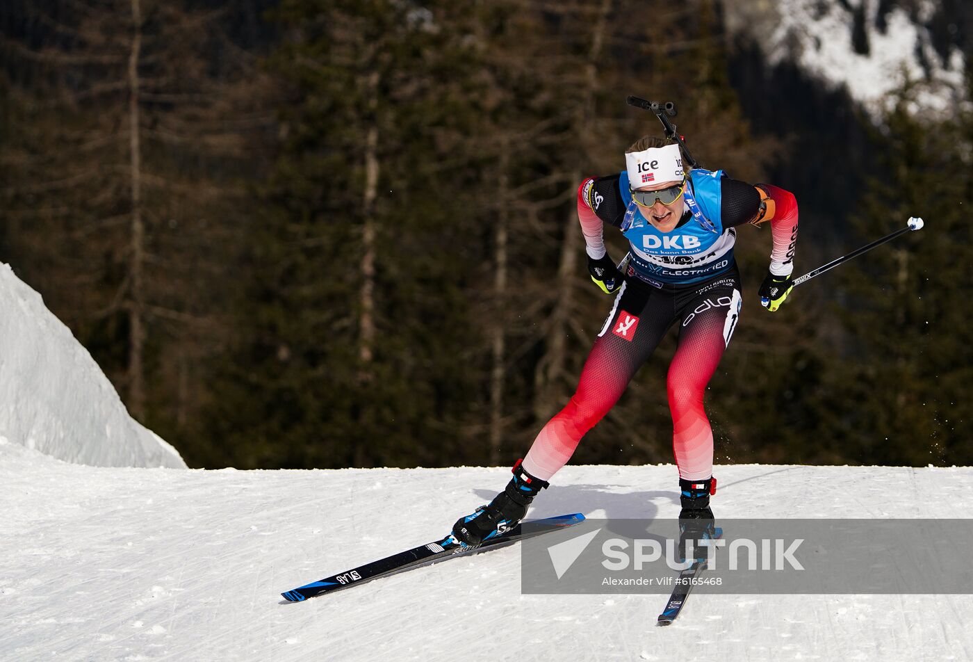 Italy Biathlon Worlds Women Sprint