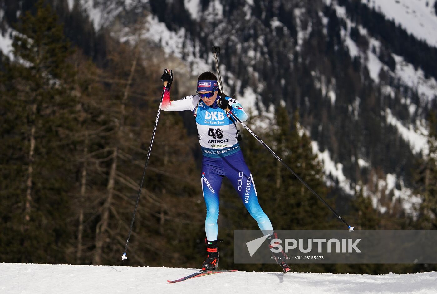 Italy Biathlon Worlds Women Sprint