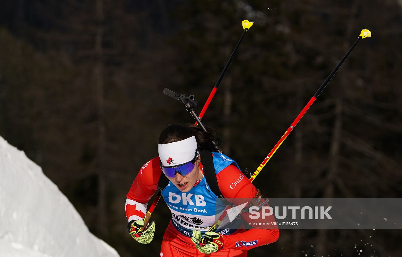 Italy Biathlon Worlds Women Sprint