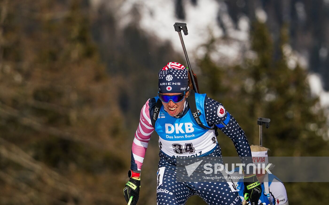 Italy Biathlon Worlds Women Sprint