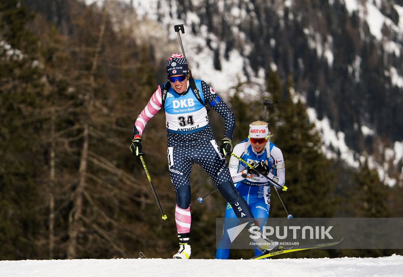 Italy Biathlon Worlds Women Sprint