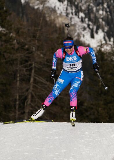 Italy Biathlon Worlds Women Sprint