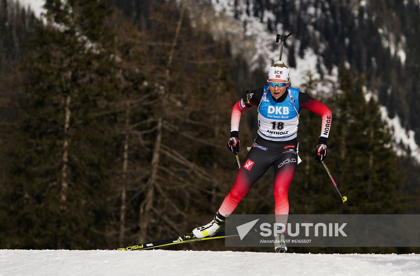 Italy Biathlon Worlds Women Sprint