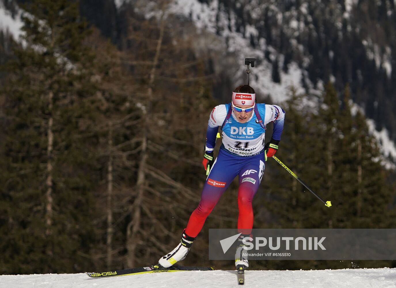Italy Biathlon Worlds Women Sprint