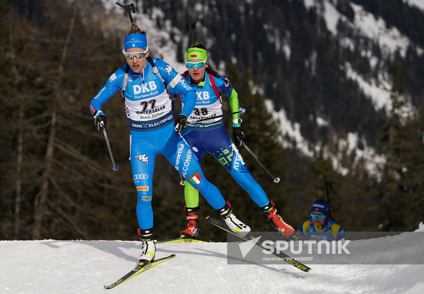 Italy Biathlon Worlds Women Sprint