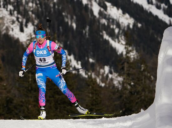 Italy Biathlon Worlds Women Sprint