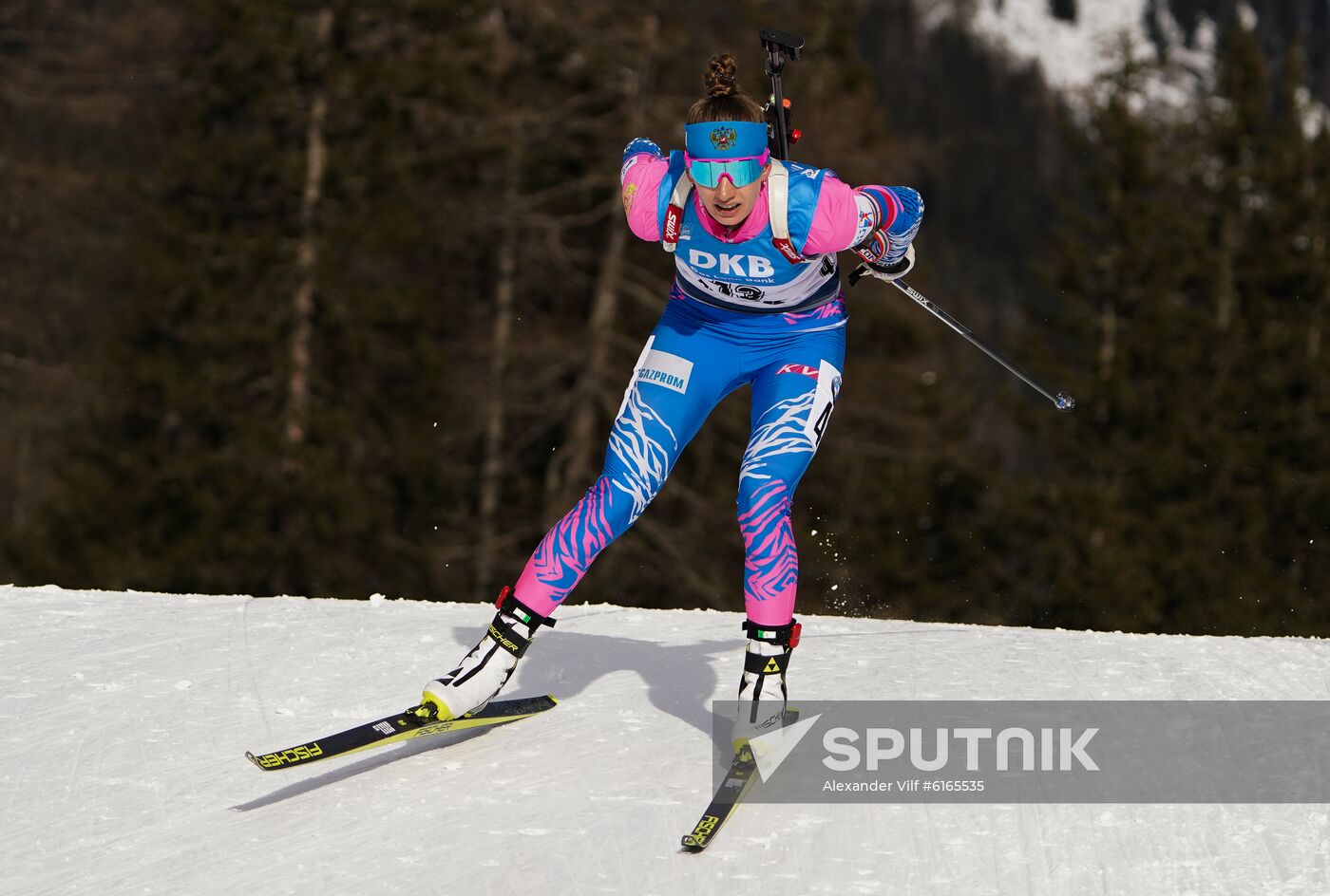 Italy Biathlon Worlds Women Sprint
