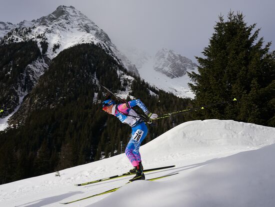 Italy Biathlon Worlds Women Sprint