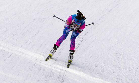 Italy Biathlon Worlds Women Sprint