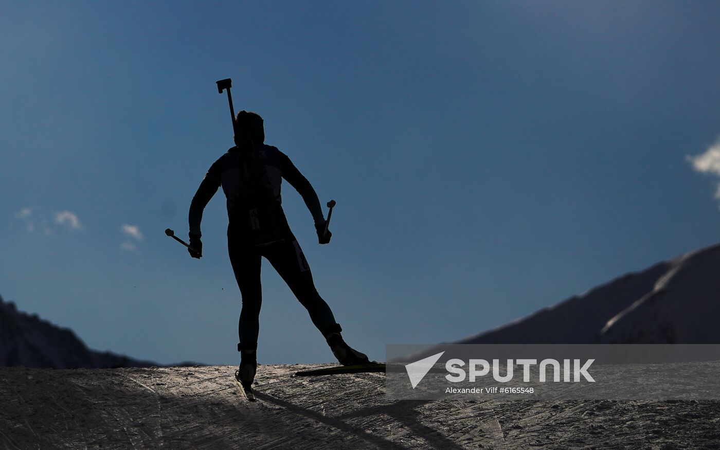 Italy Biathlon Worlds Women Sprint