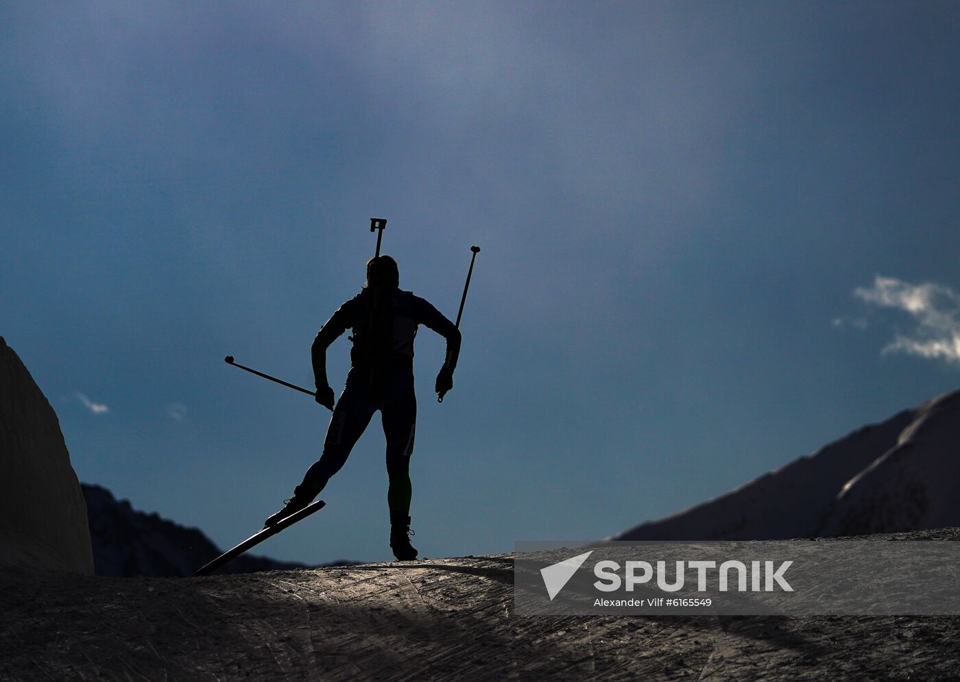 Italy Biathlon Worlds Women Sprint