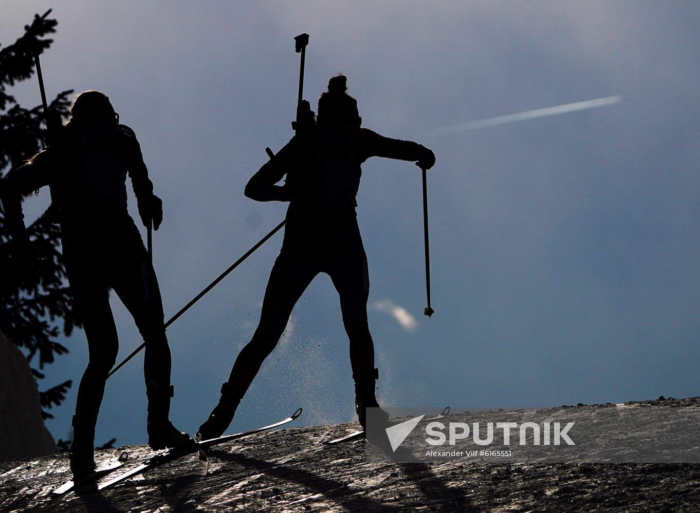 Italy Biathlon Worlds Women Sprint