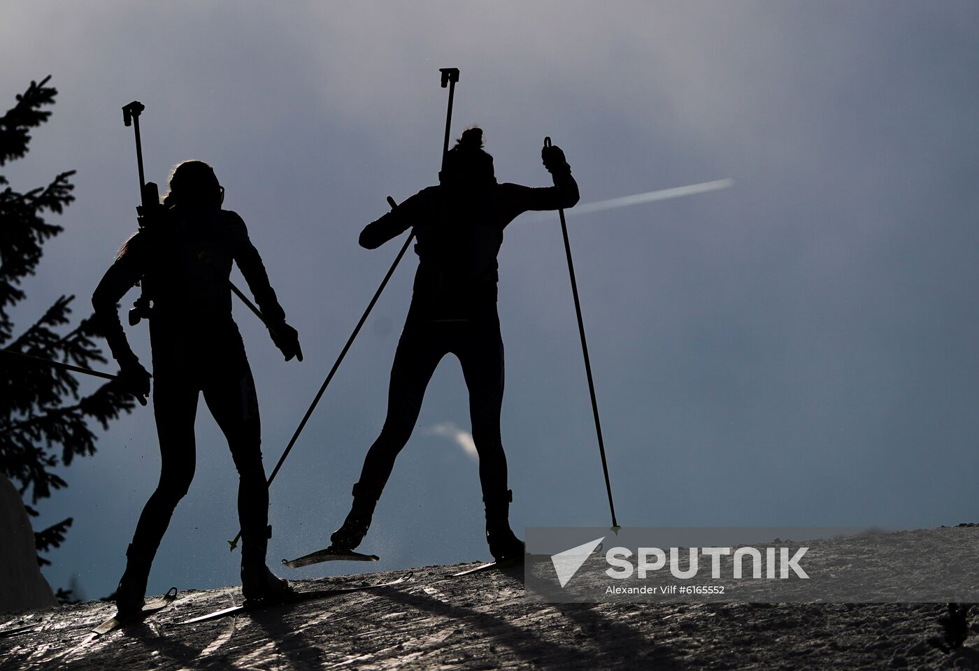 Italy Biathlon Worlds Women Sprint