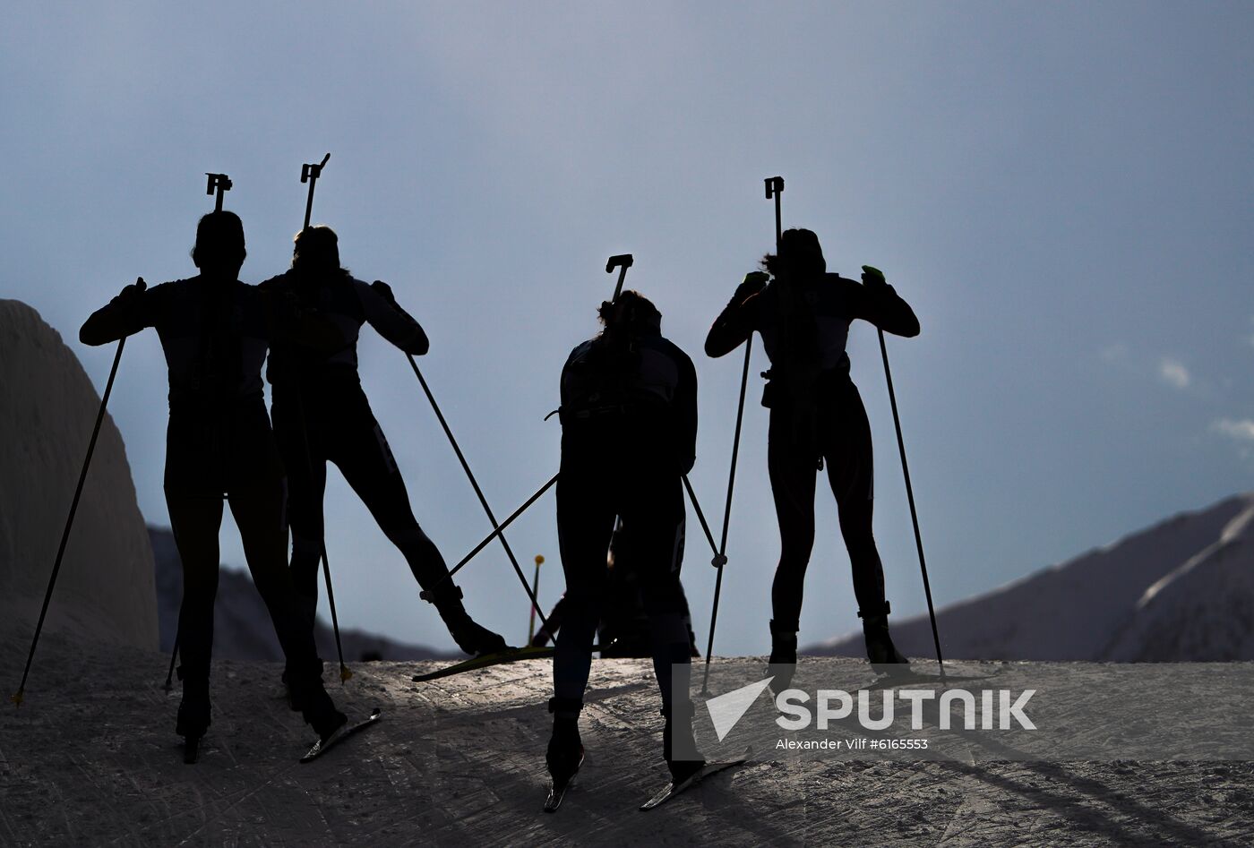 Italy Biathlon Worlds Women Sprint