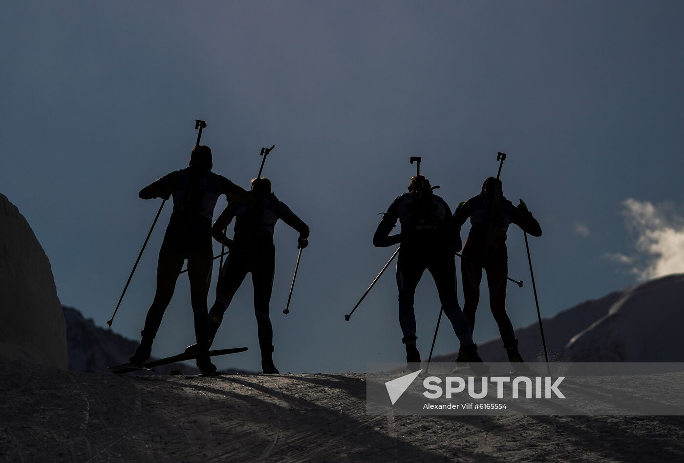Italy Biathlon Worlds Women Sprint