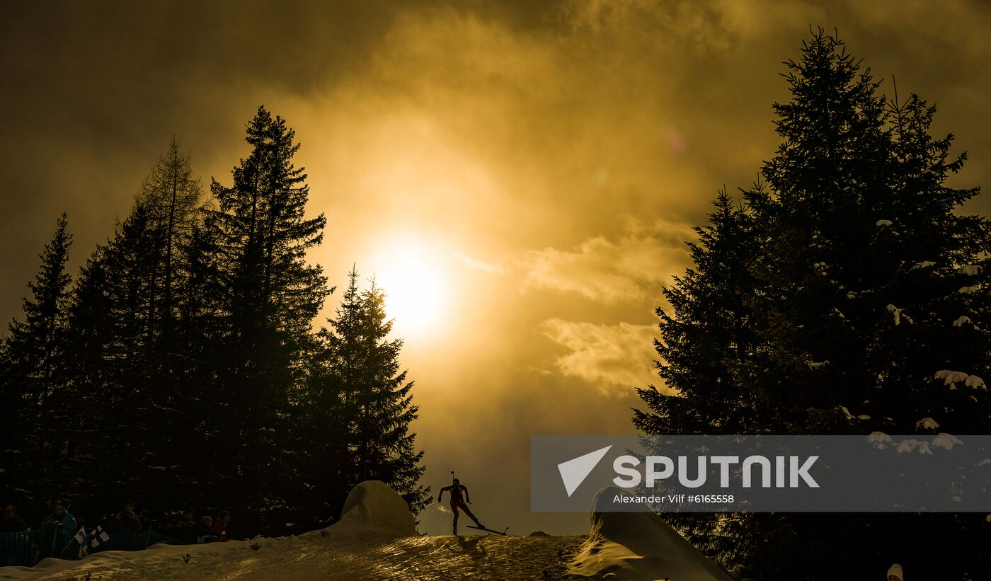 Italy Biathlon Worlds Women Sprint