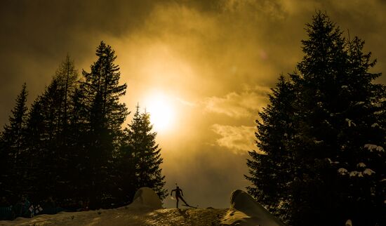 Italy Biathlon Worlds Women Sprint