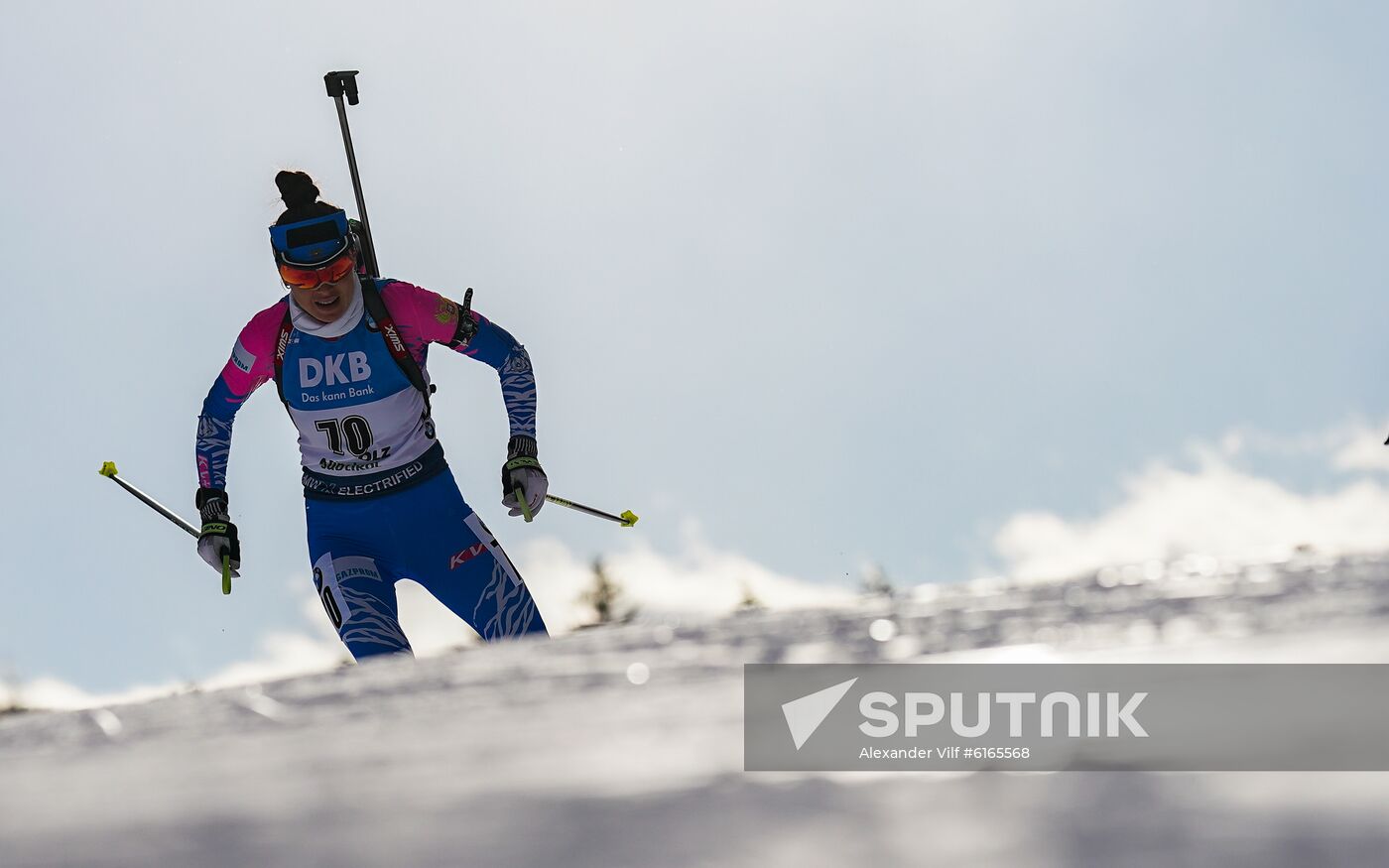Italy Biathlon Worlds Women Sprint