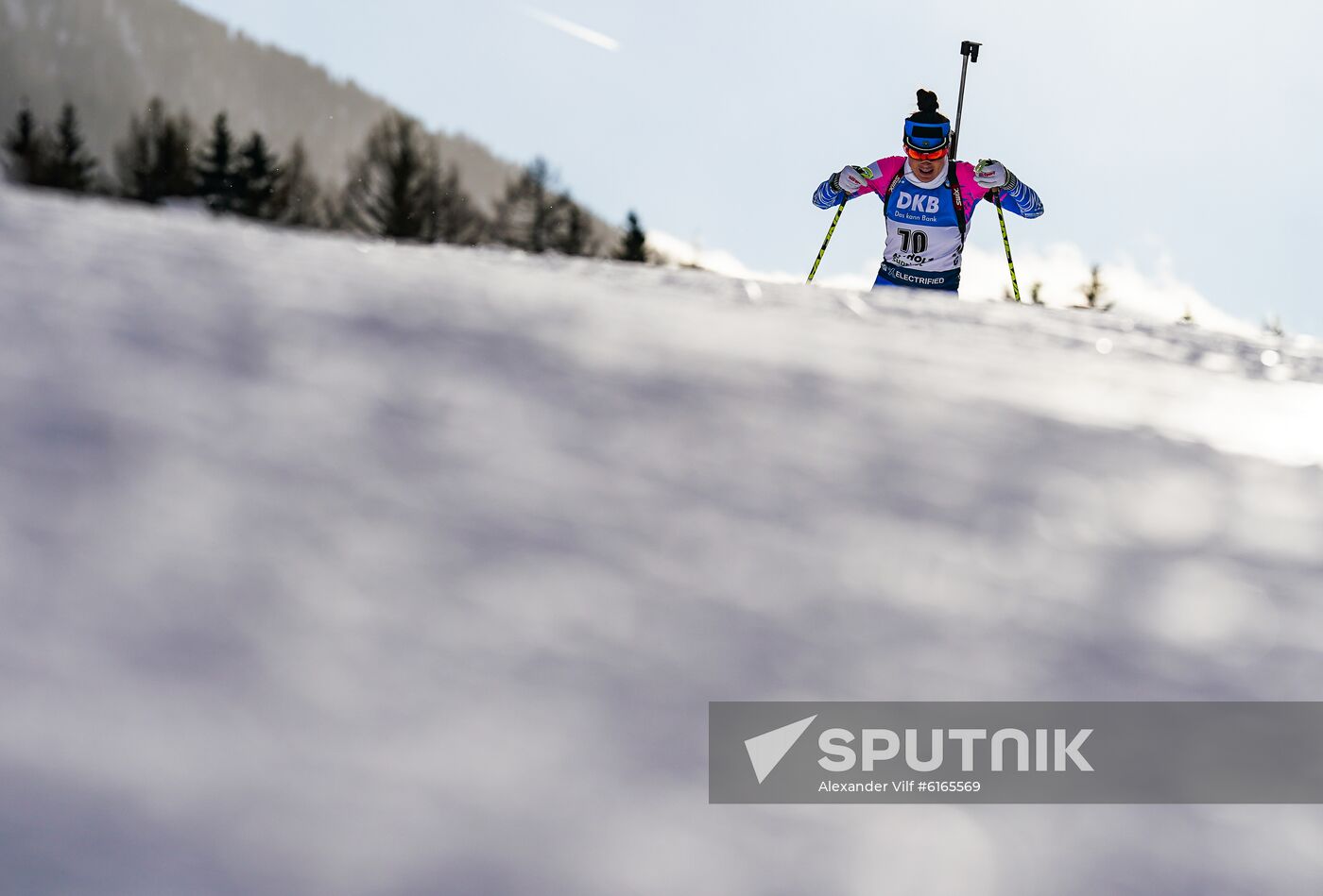 Italy Biathlon Worlds Women Sprint