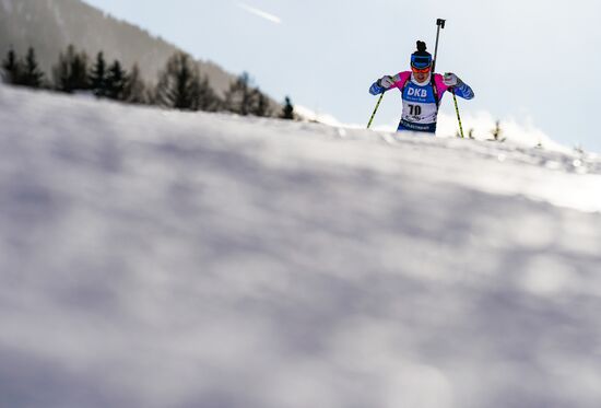 Italy Biathlon Worlds Women Sprint