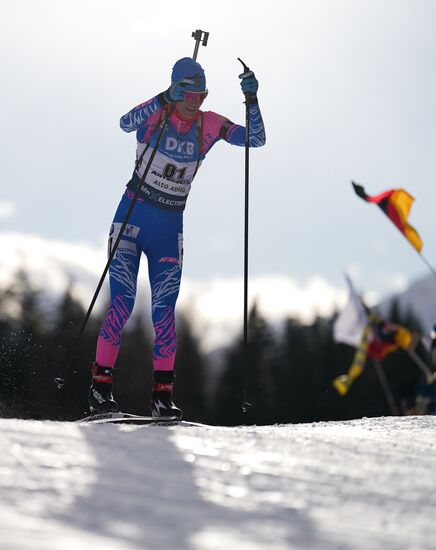 Italy Biathlon Worlds Women Sprint