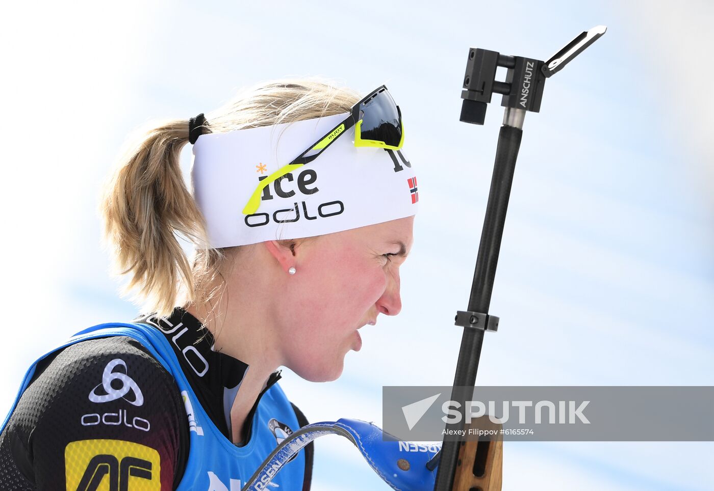Italy Biathlon Worlds Women Sprint