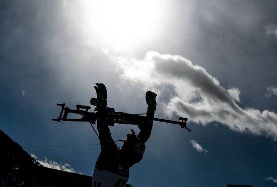 Italy Biathlon Worlds Women Sprint