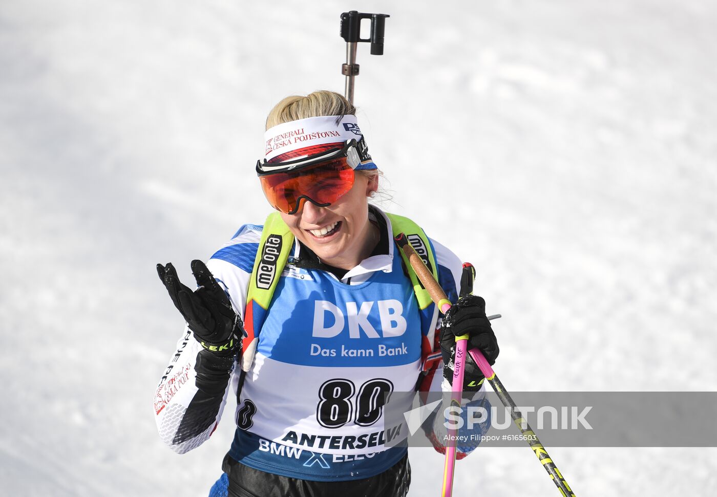 Italy Biathlon Worlds Women Sprint
