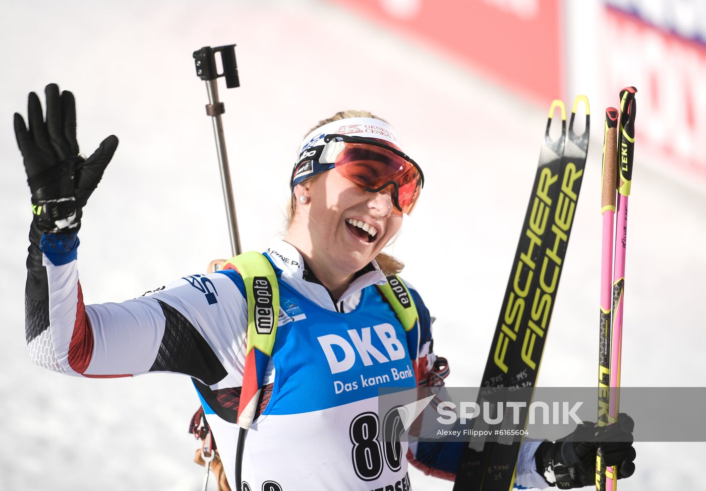 Italy Biathlon Worlds Women Sprint