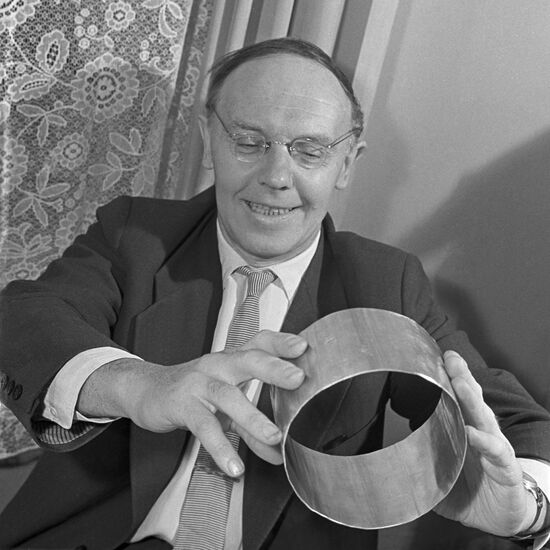 Soviet physicist Professor Alexander Stepanov