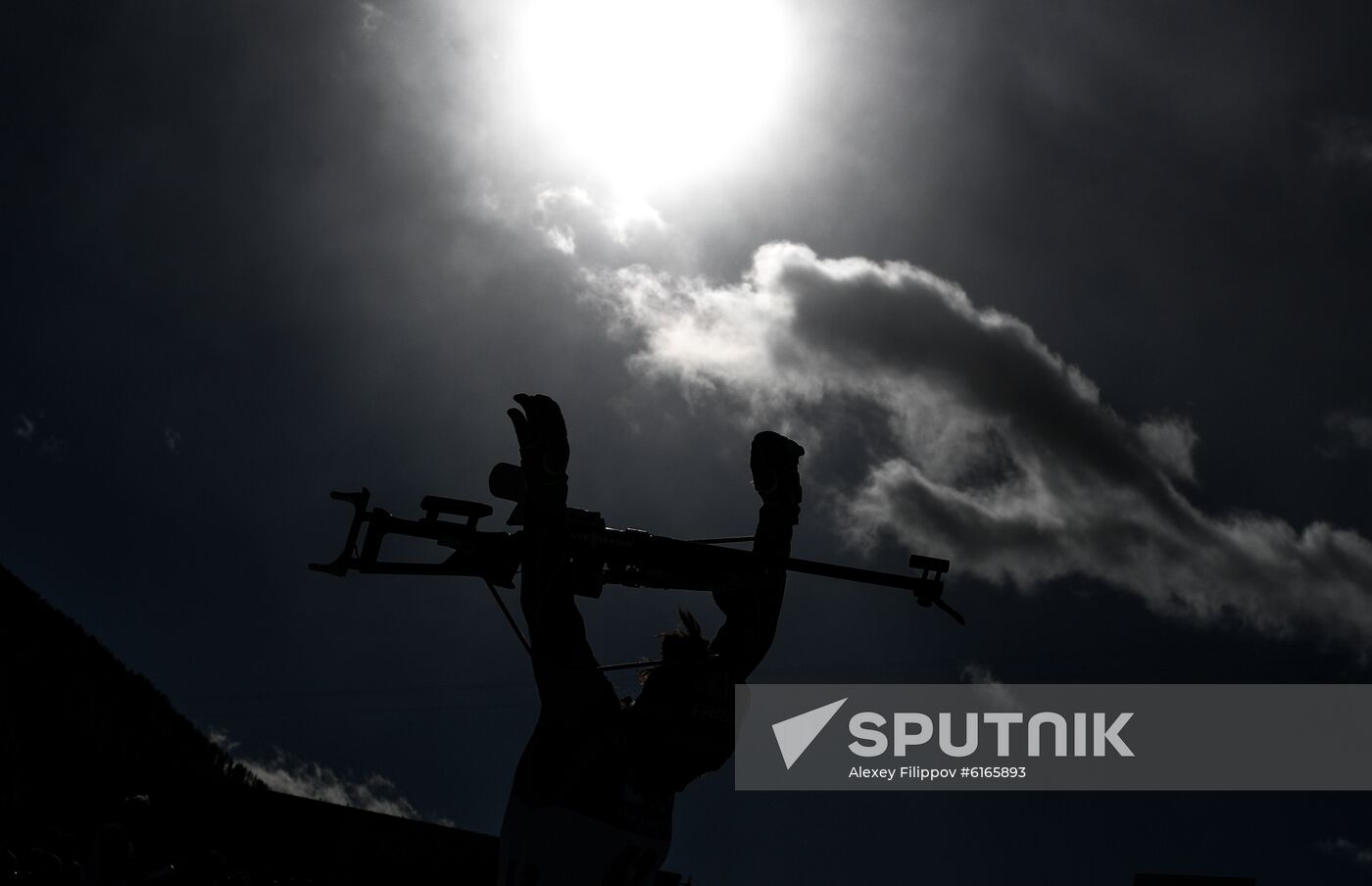 Italy Biathlon Worlds Women Sprint