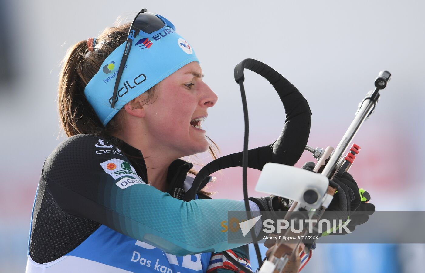Italy Biathlon Worlds Women Sprint