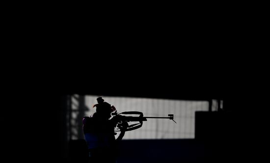 Italy Biathlon Worlds Women Sprint