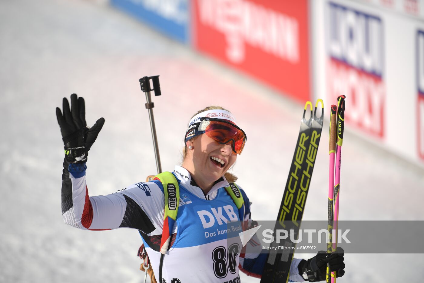 Italy Biathlon Worlds Women Sprint