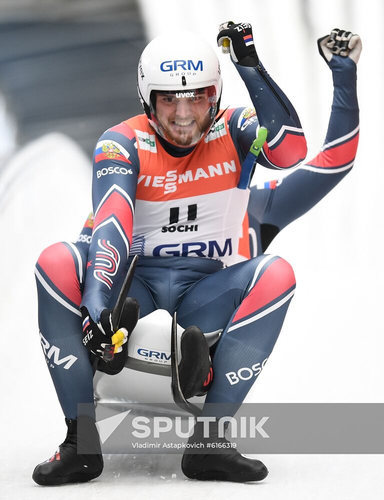 Russia Luge Worlds Doubles