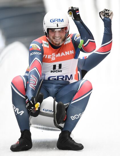 Russia Luge Worlds Doubles