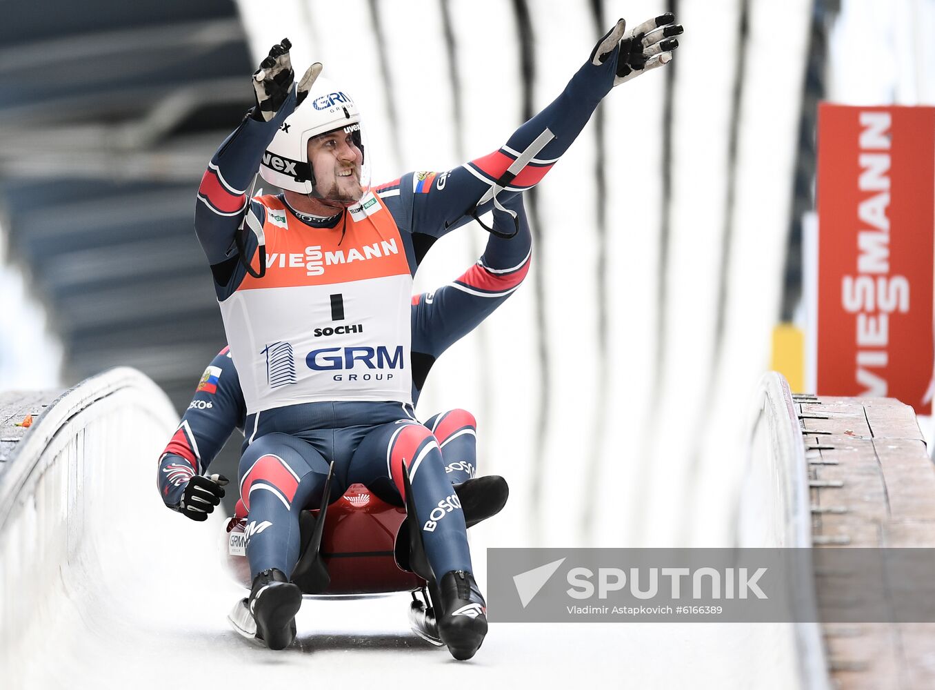 Russia Luge Worlds Doubles